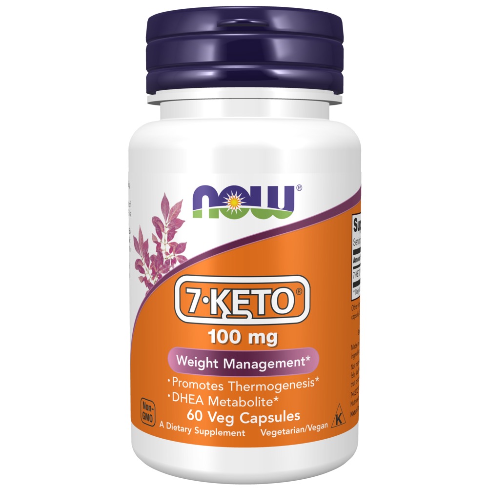 Now Vitamins - 7-Keto 100 mg 60 Vcaps