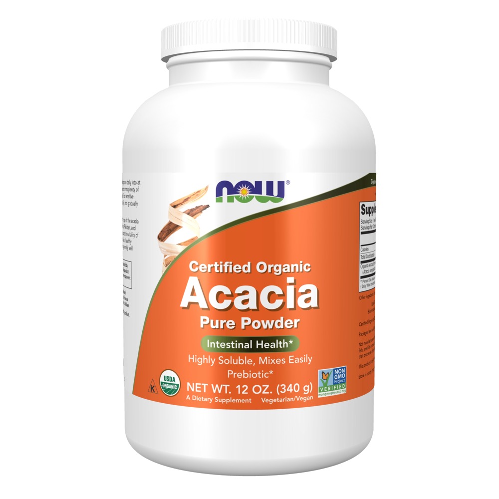 Now Vitamins - Acacia Organic Powder 12 oz.