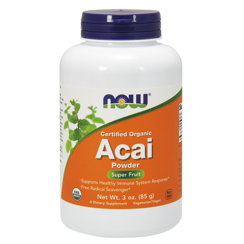 Now Vitamins - Acai Powder 100% Pure Powder  3 oz
