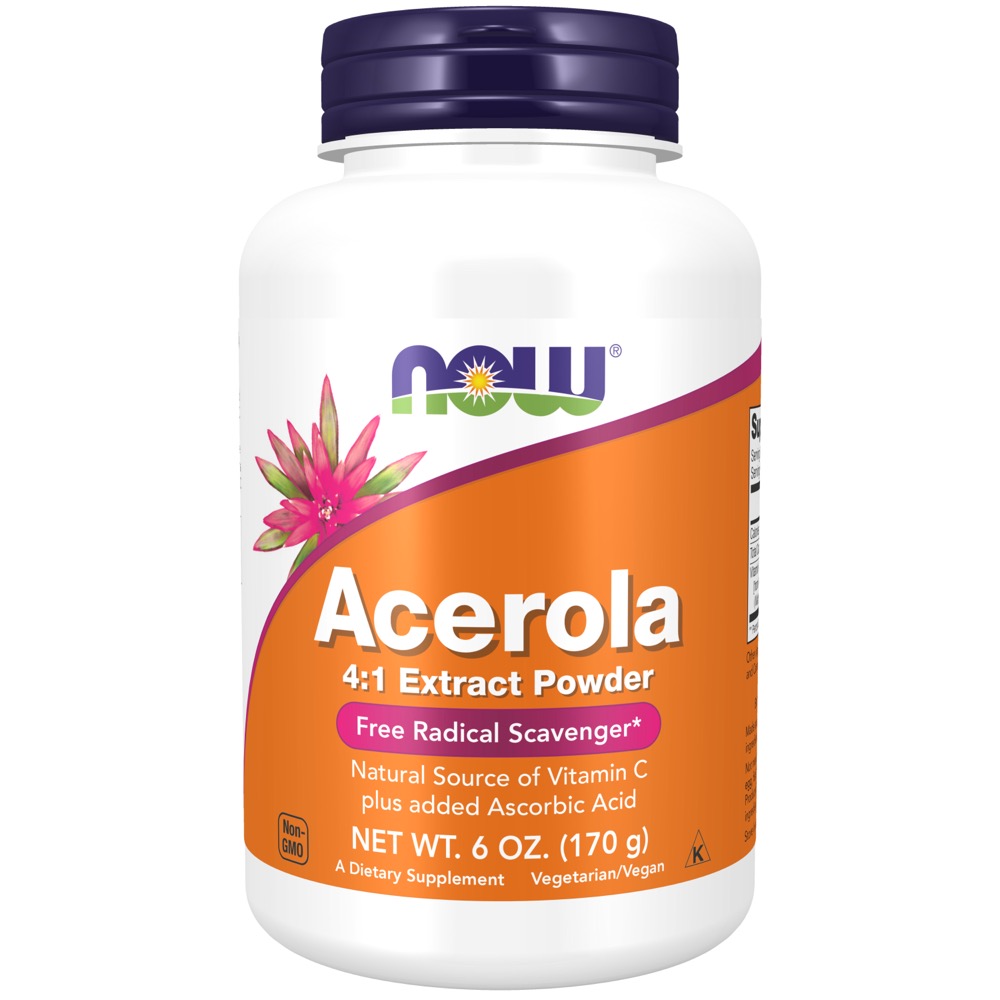 Now Vitamins - ACEROLA POWDER  6 OZ