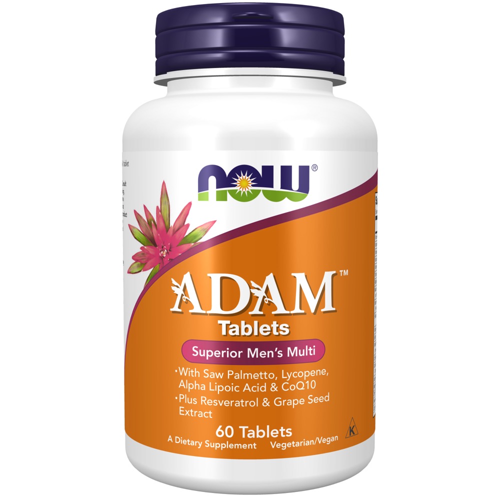 Now Vitamins - Adam: Men's Multi 60/tabs    