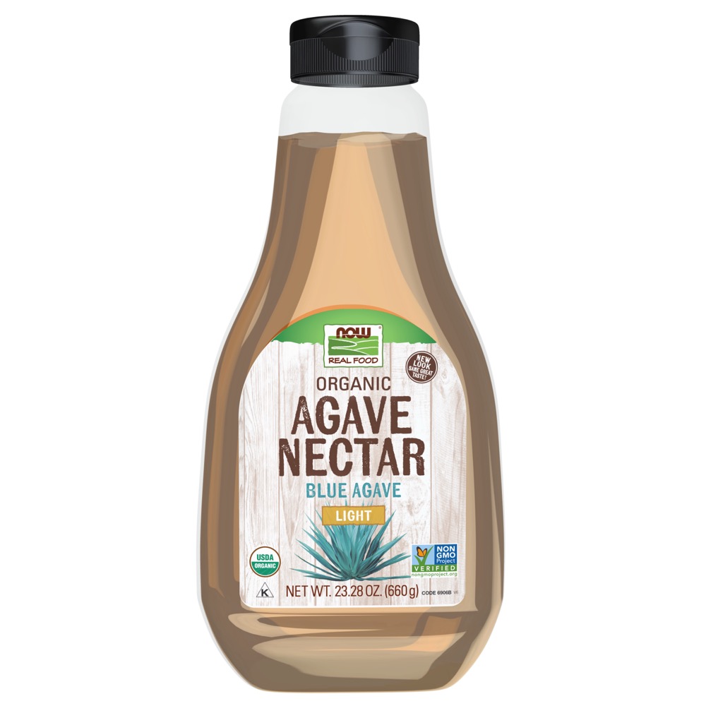 Now Vitamins - Agave Nectar, Light Organic 23.28 oz