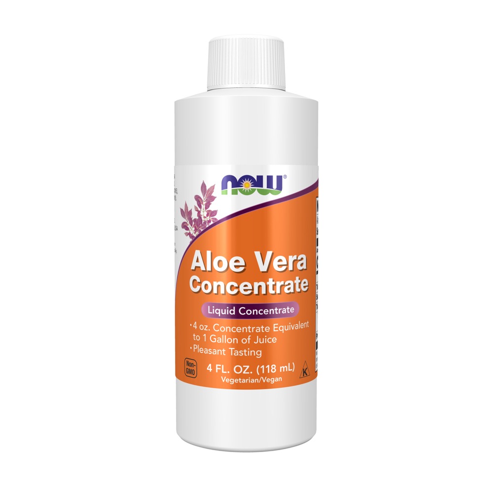 Now Vitamins - Aloe Vera Conc Gel Organic 4 oz