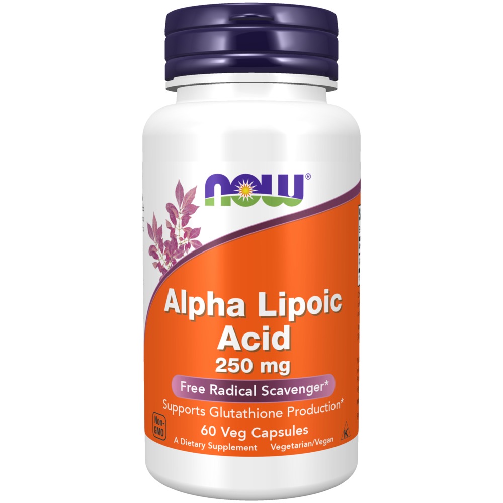 Now Vitamins - Alpha Lipoic Acid 250 Mg 60 Cap