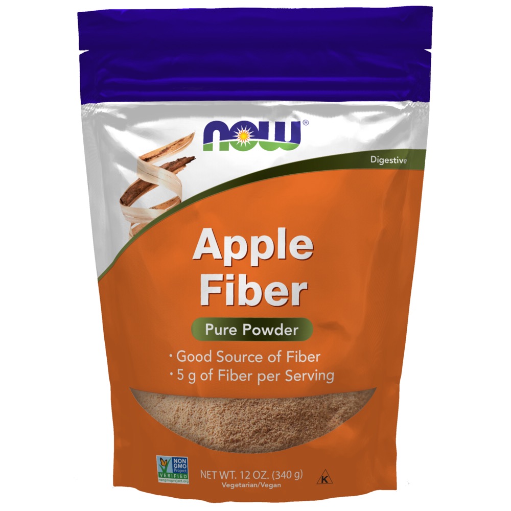 Now Vitamins - Apple Fiber Powder 12 oz 