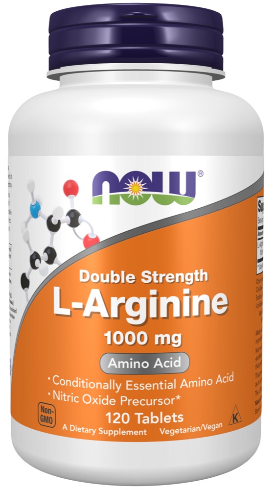 Now Vitamins - Arginine (L) 1000 mg 120 Tabs