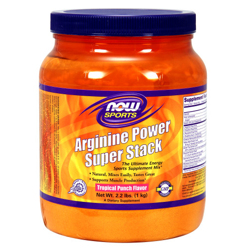 Now Vitamins - Arginine Power Super Stack 2.2 lbs. Tropical Punch