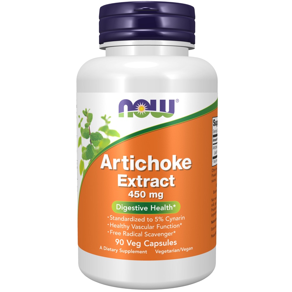 Now Vitamins - Artichoke Extract 450 mg 90/Vcaps