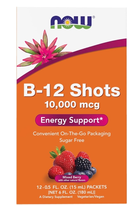 Now Vitamins - B-12 10,000 mcg (12)/15 mL Shots