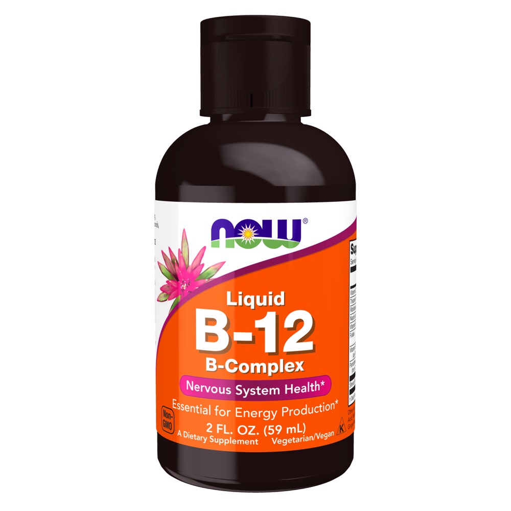 Now Vitamins - B-12 Liquid 2 oz