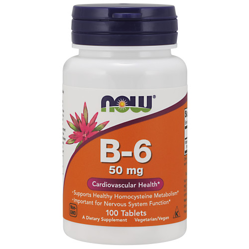 Now Vitamins - B-6 50mg  100 TABS  TEMPORARELY UNAVAILABLE