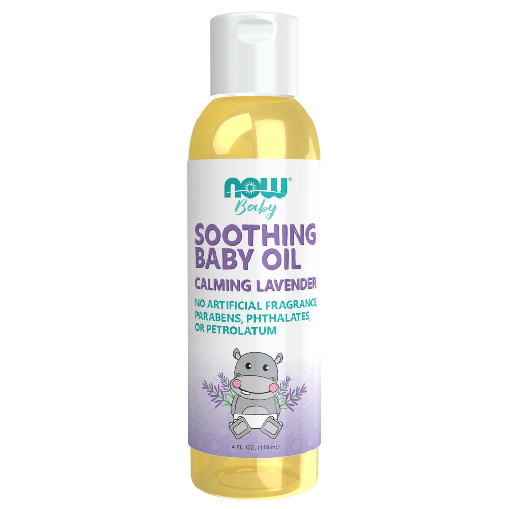 Now Vitamins - Baby Oil, Calming Lavender  4 fl oz