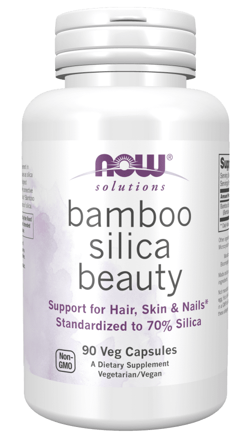 Now Vitamins - Bamboo Silica Beauty 90 Veg Caps