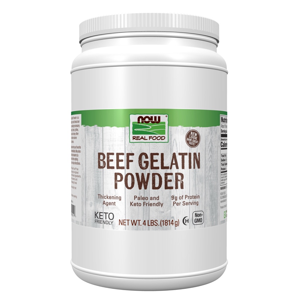 Now Vitamins - Beef Gelatin Powder 4 lbs.