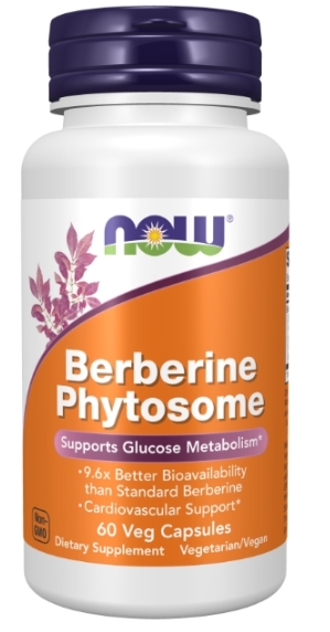 Now Vitamins - Berberine Phytosome 60 Veg Capsules