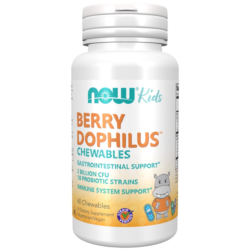 Now Vitamins - BerryDophilus 60 Chewables