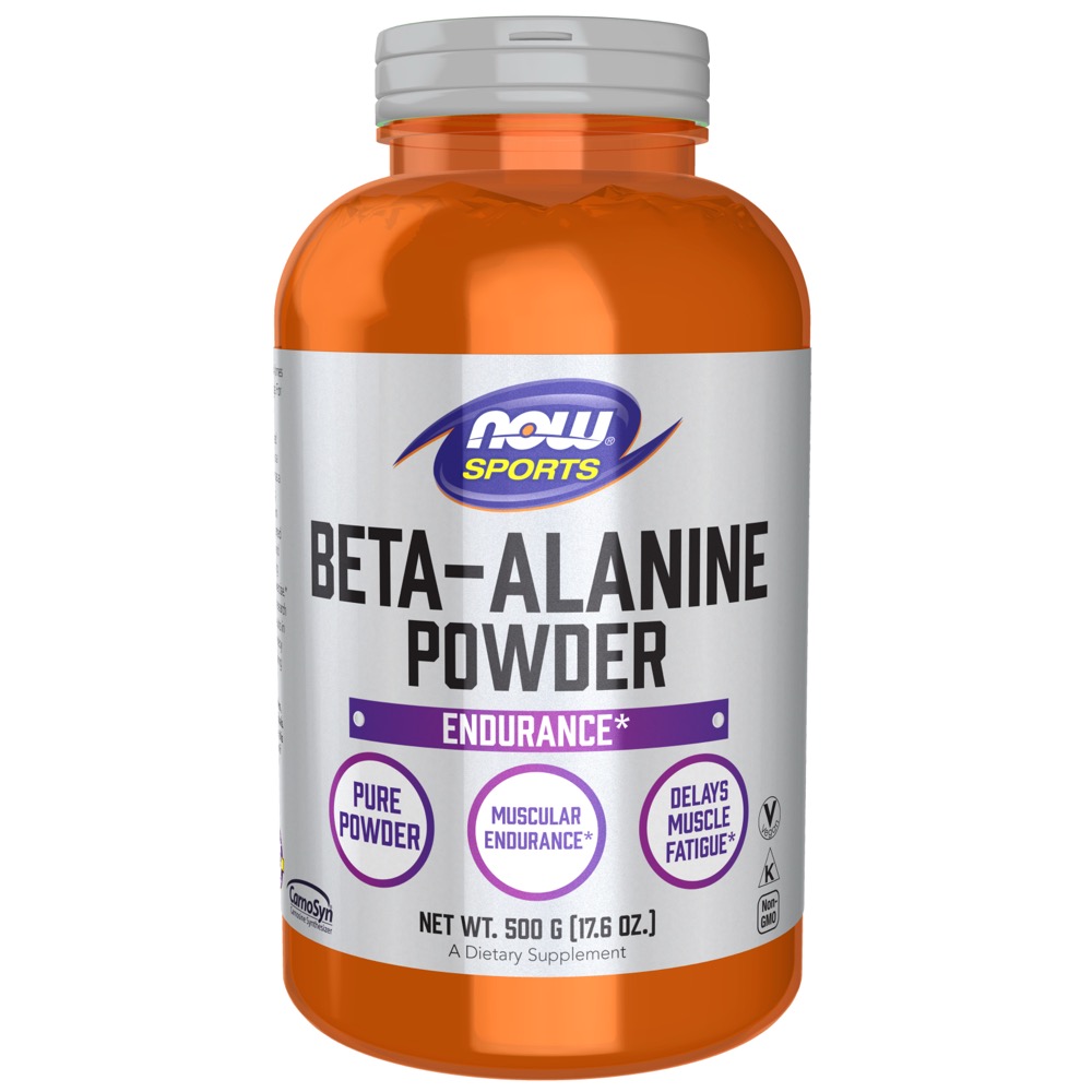 Now Vitamins - Beta-Alanine 500 g (17.6 oz. Powder)