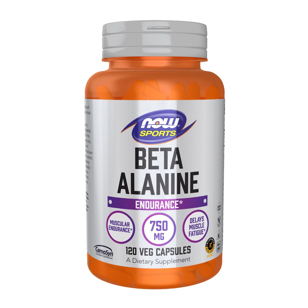 Now Vitamins - Beta-Alanine 750 mg 120 Capsules