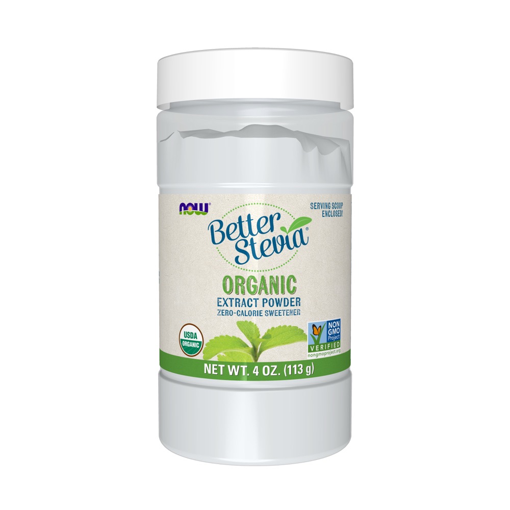 Now Vitamins - Better Stevia Organic Extract Powder 4 oz.