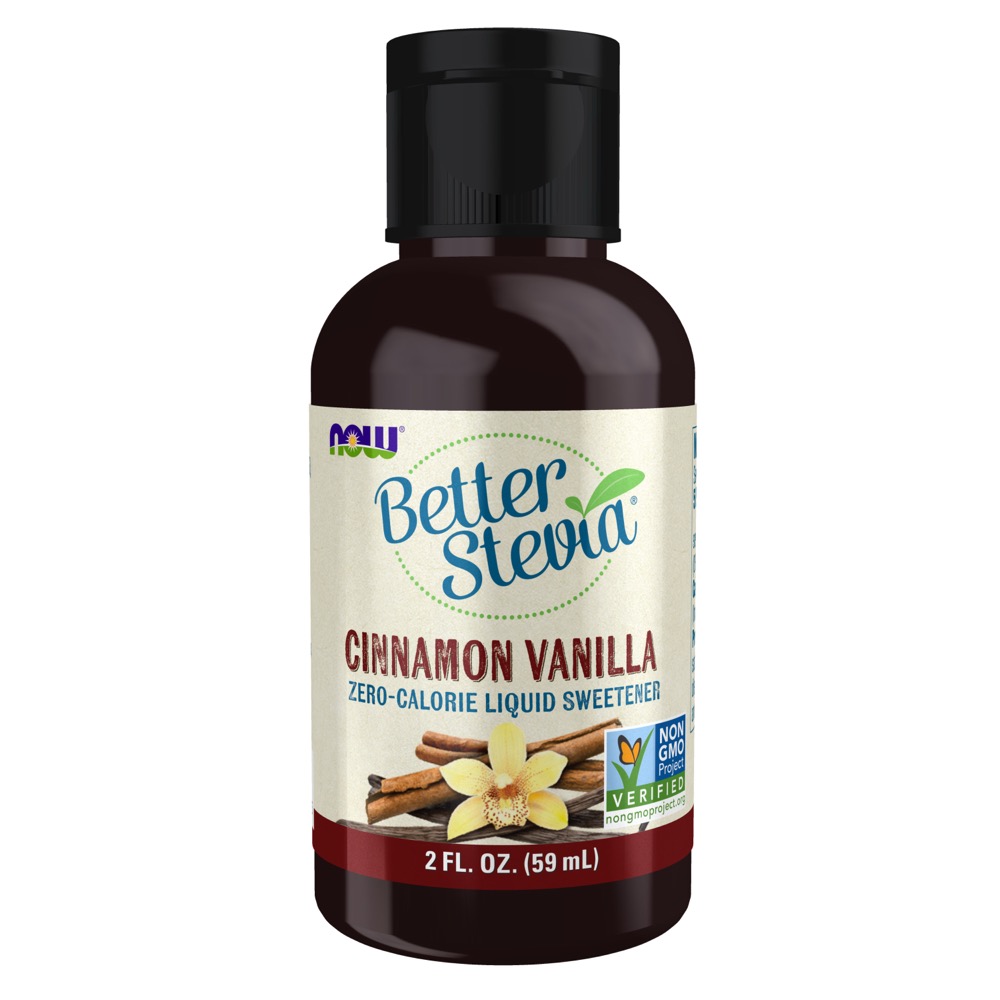 Now Vitamins - BetterStevia Liquid Extract Cinnamon Vanilla 2 fl. oz.