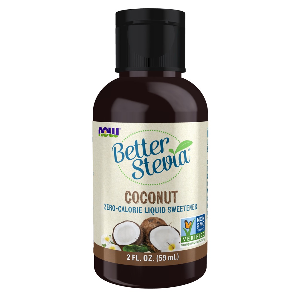Now Vitamins - BetterStevia Liquid Extract Coconut 2 fl. oz. 