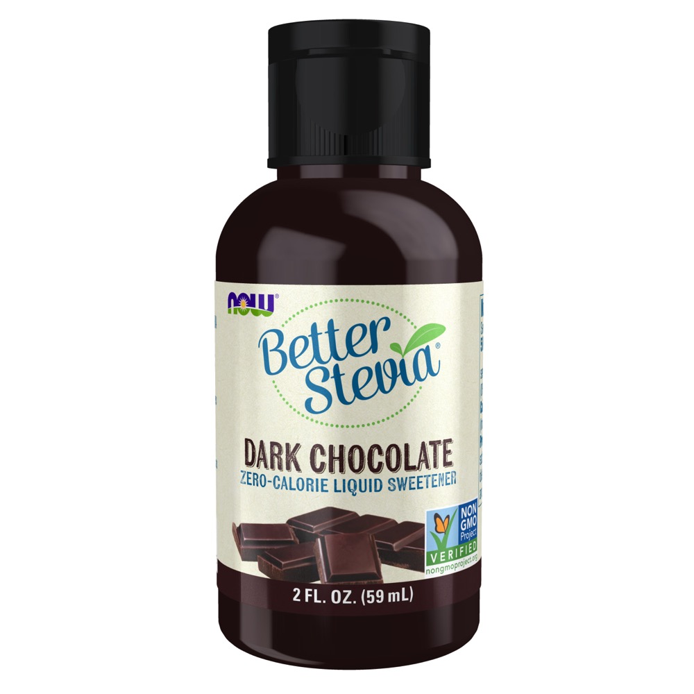 Now Vitamins - BetterStevia Liquid Extract Dark Chocolate 2 fl. oz.