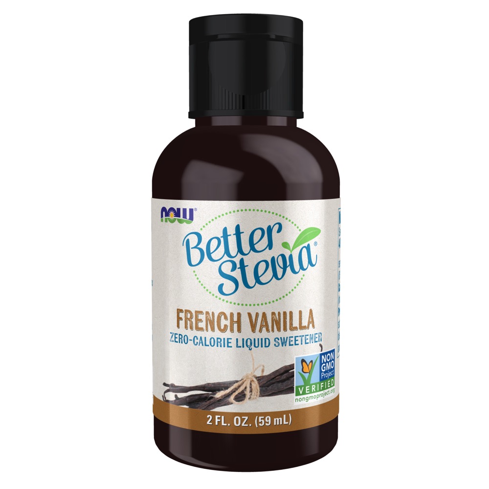 Now Vitamins - BetterStevia Liquid Extract French Vanilla 2 fl. oz.
