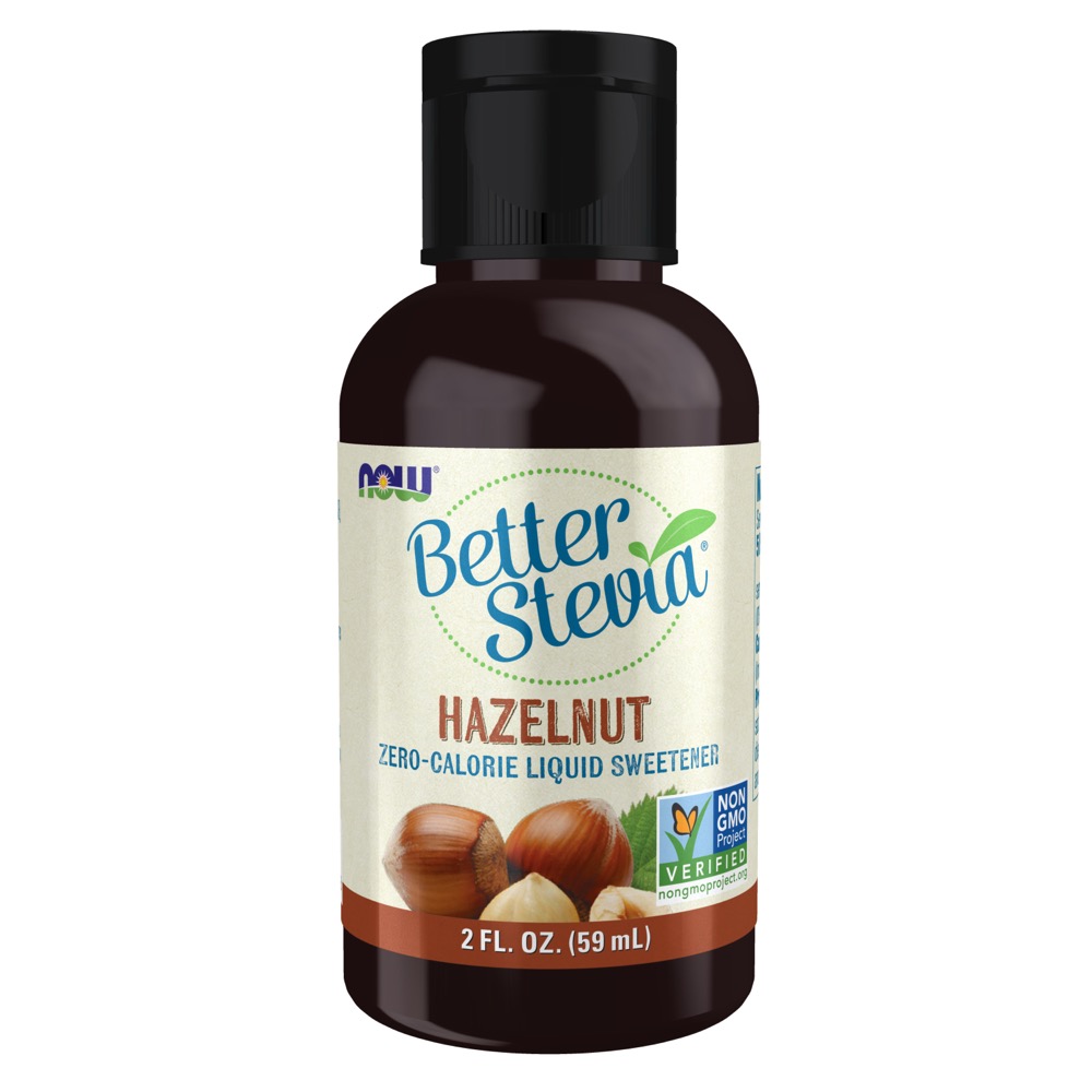 Now Vitamins - BetterStevia Liquid Extract Hazelnut 2 fl. oz.-