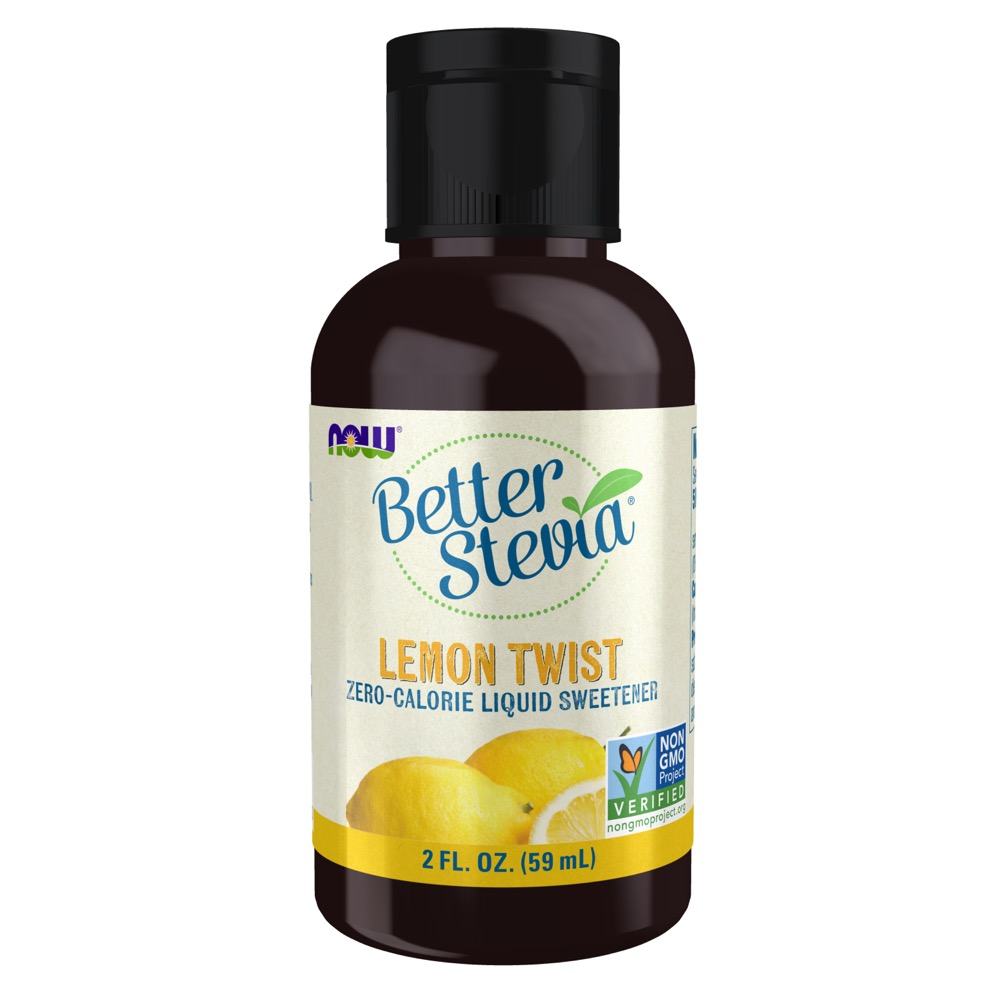 Now Vitamins - BetterStevia Liquid Extract Lemon Twist 2 fl. OZ
