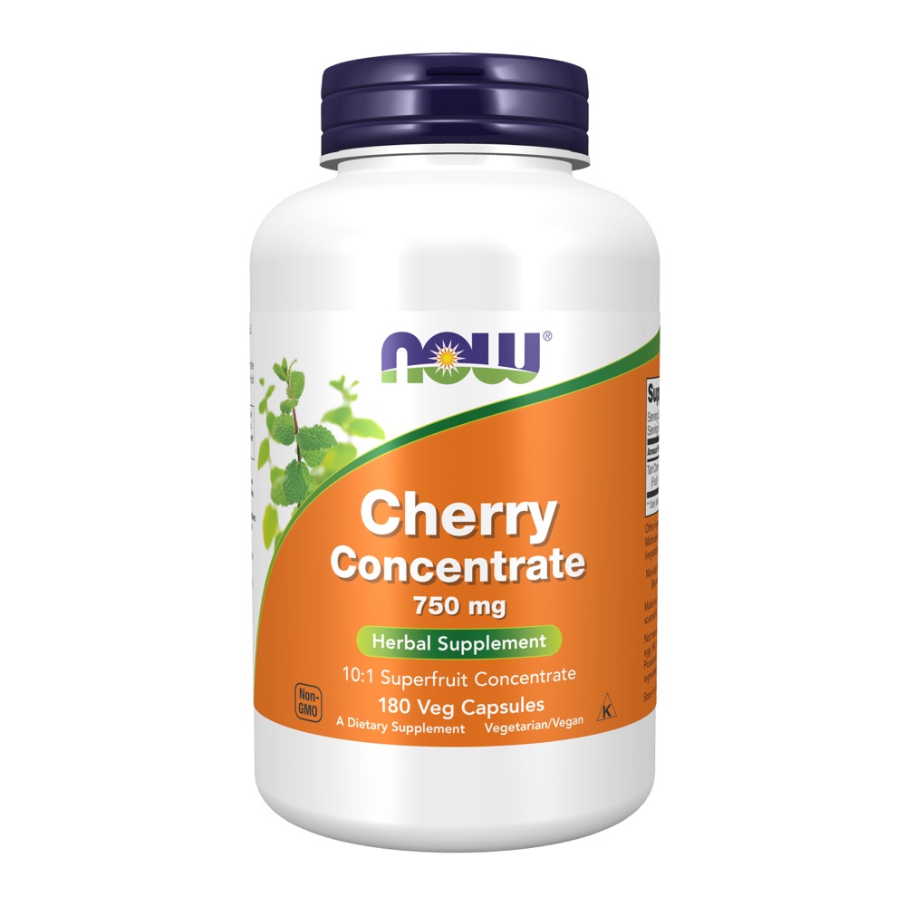 Now Vitamins - Cherry Concentrate 750 mg 180 VegCap*BEST BY*02/2025