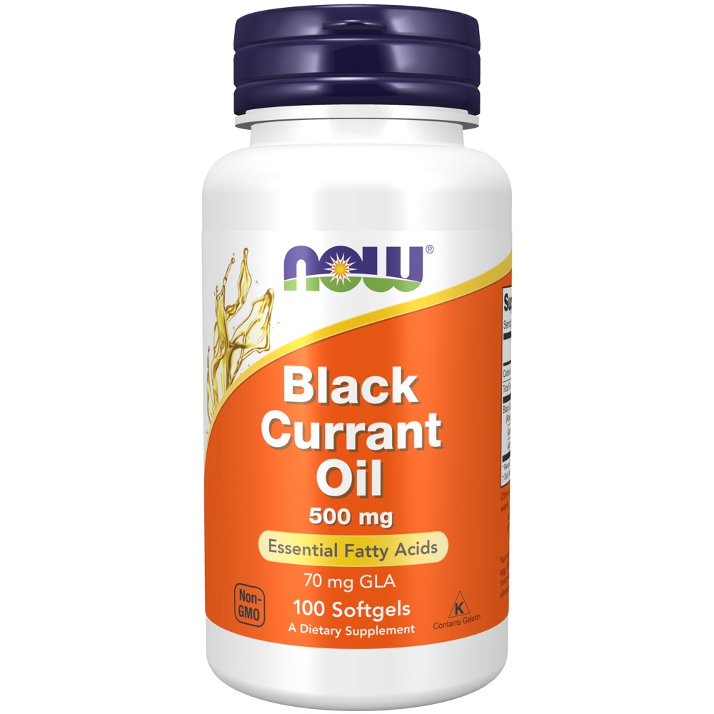 Now Vitamins - Black Currant Oil 500Mg 100 Sgels