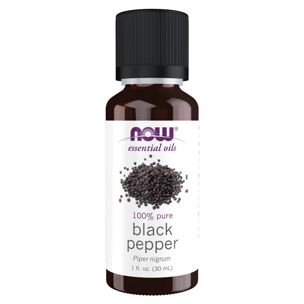 Now Vitamins - Black Pepper Essential Oil, 100% Pure, 1 fl. oz.