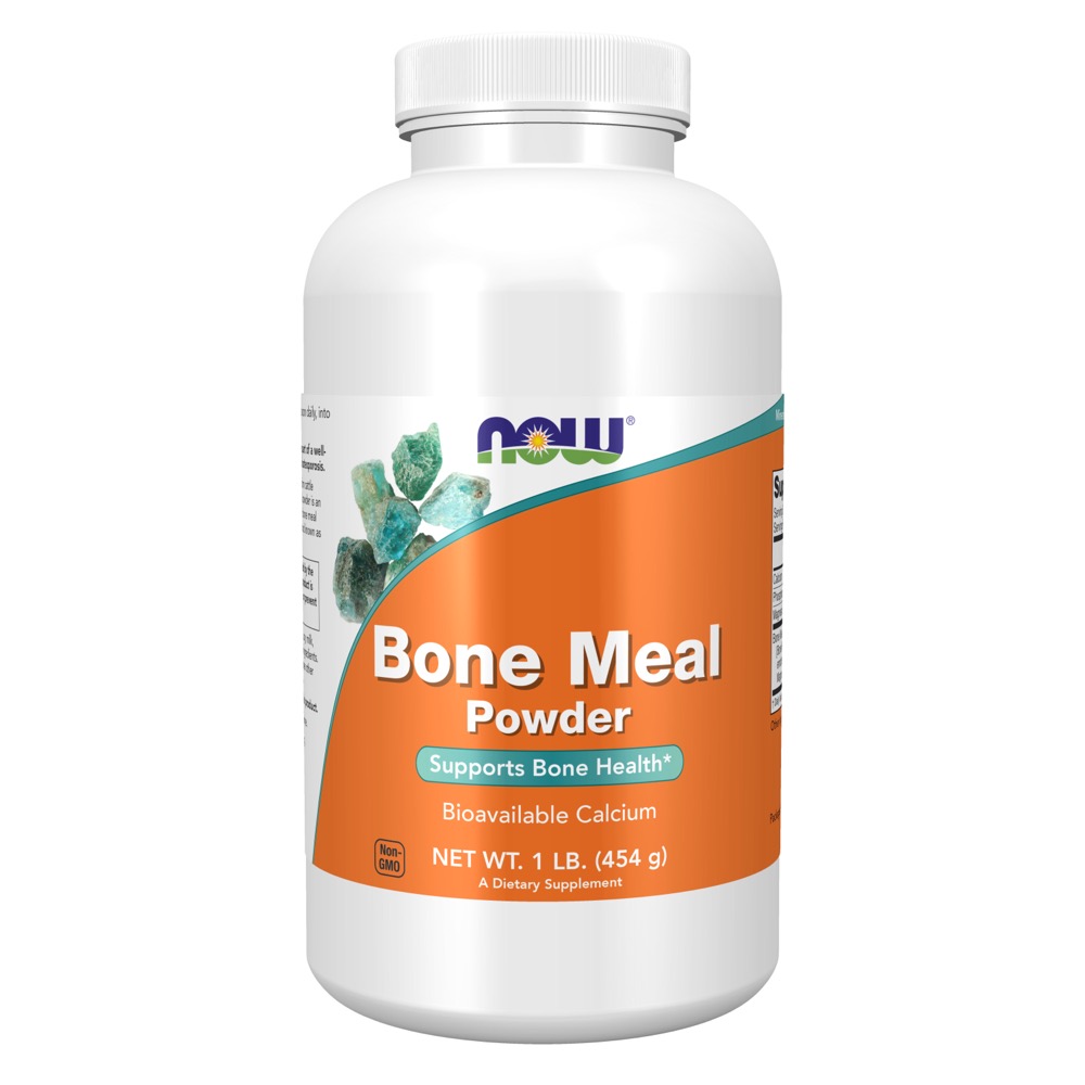 Now Vitamins - Bone Meal Powder 16 oz    