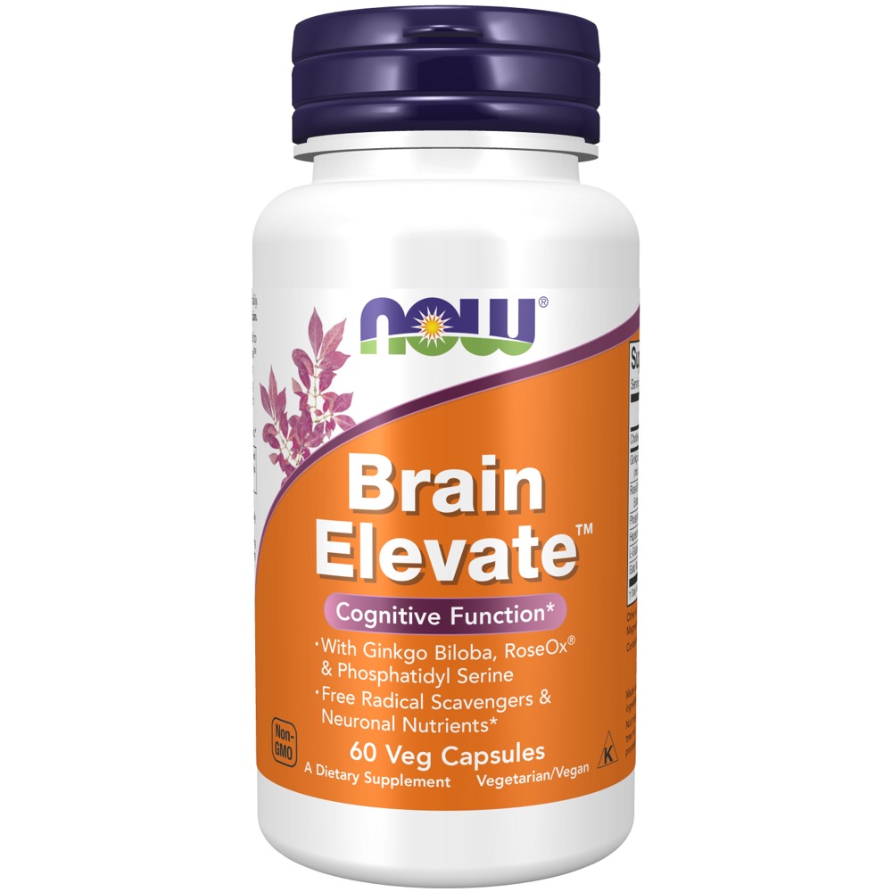 Now Vitamins - Brain Elevate Formula 60 Vcaps