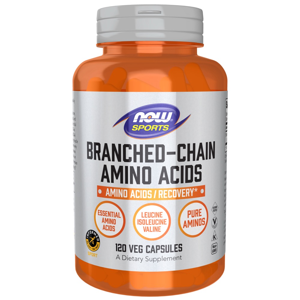 Now Vitamins - Branch-Chain Amino 120 Caps