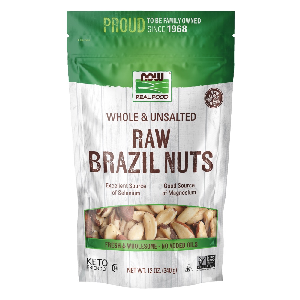 Now Vitamins - Brazil Nuts 12 oz.-OUT OF STOCK