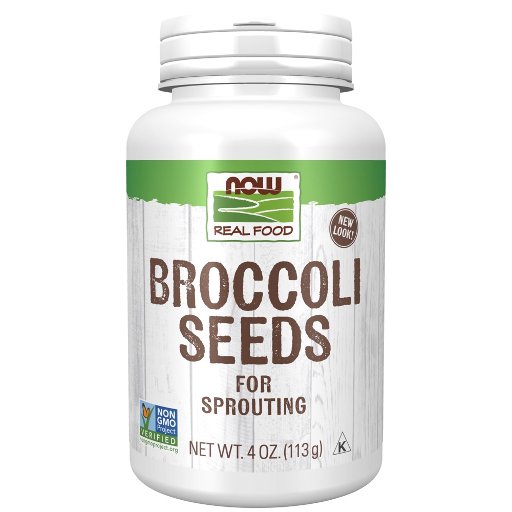 Now Vitamins - Broccoli Seeds Sprt 4 oz