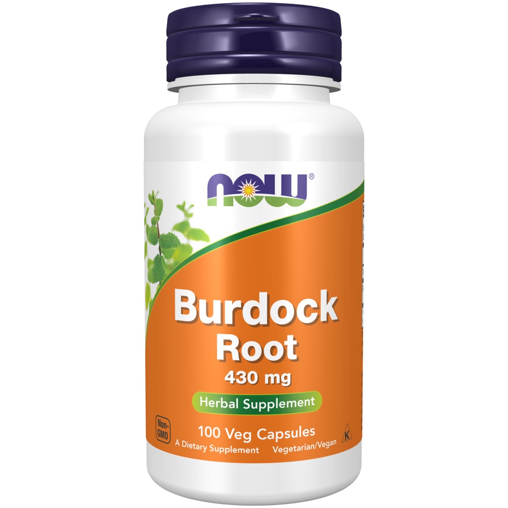 Now Vitamins - Burdock Root 430Mg 100 Caps