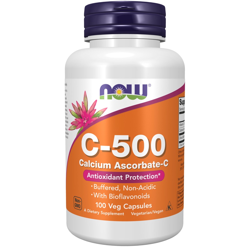 Now Vitamins - C-500 Ascorbate Caps - 100 Caps