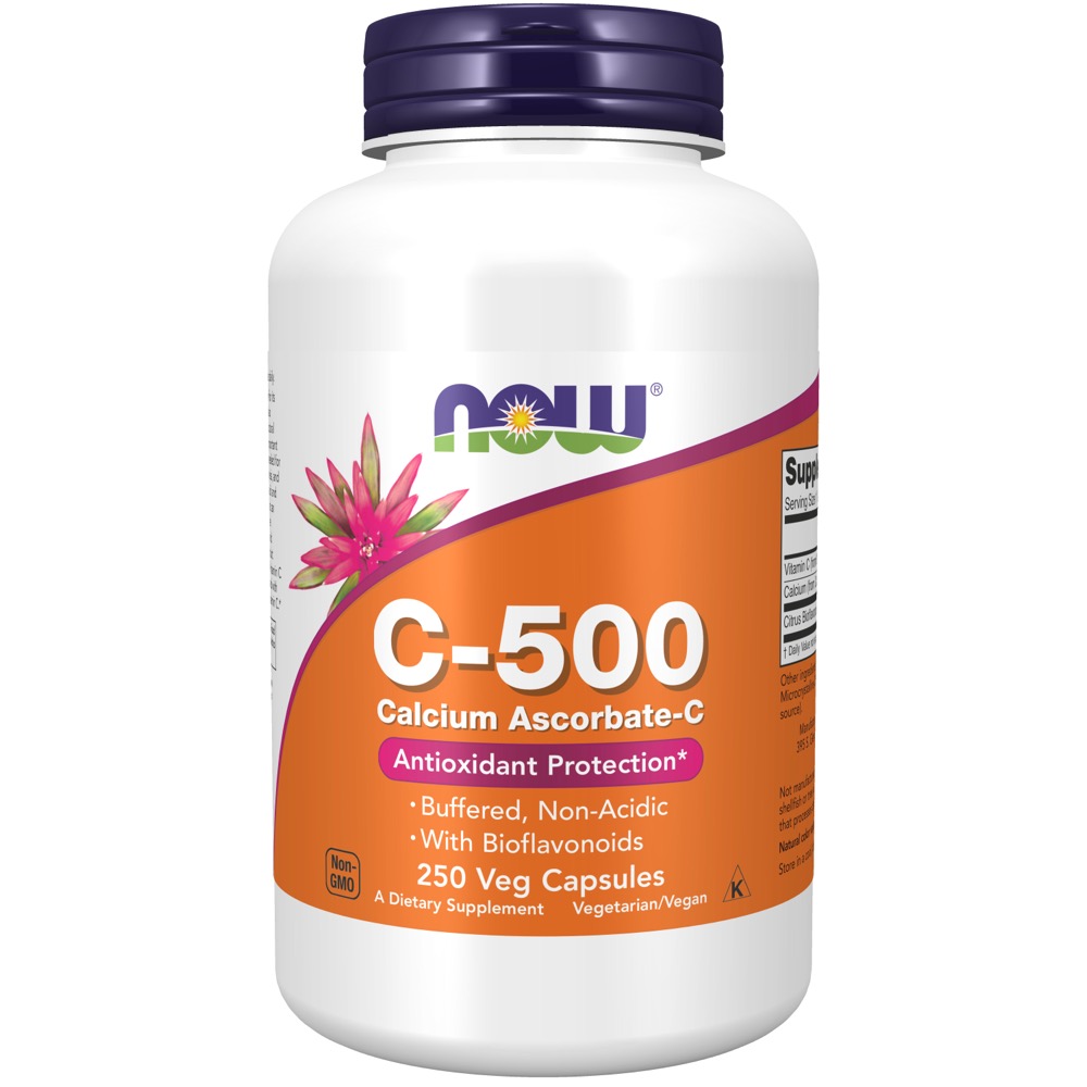 Now Vitamins - C-500 Ascorbate Caps - 250 Caps