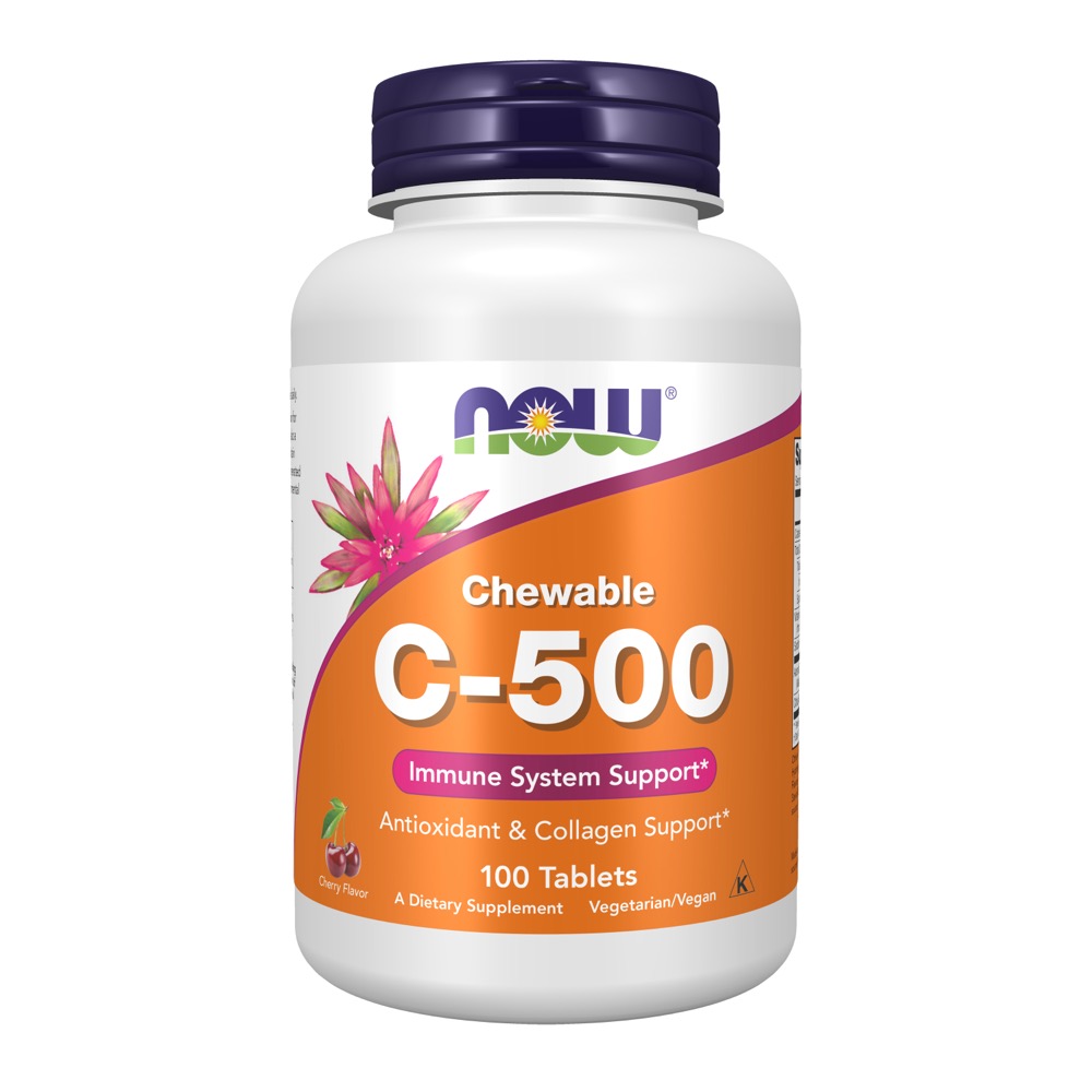 Now Vitamins - C-500 Cherry Chewable 100 Lozenges