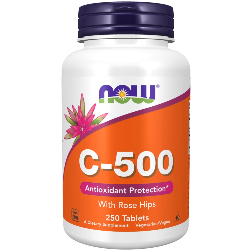Now Vitamins - C-500 Rh 250 Tabs