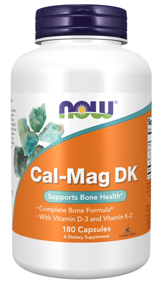 Now Vitamins - Cal-Mag Dk 180 Capsules 