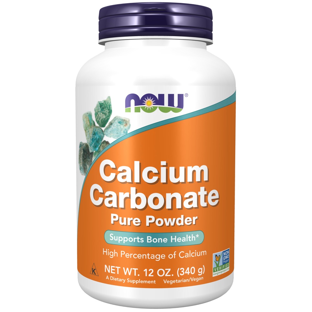 Now Vitamins - Calcium Carbonate 12 oz.