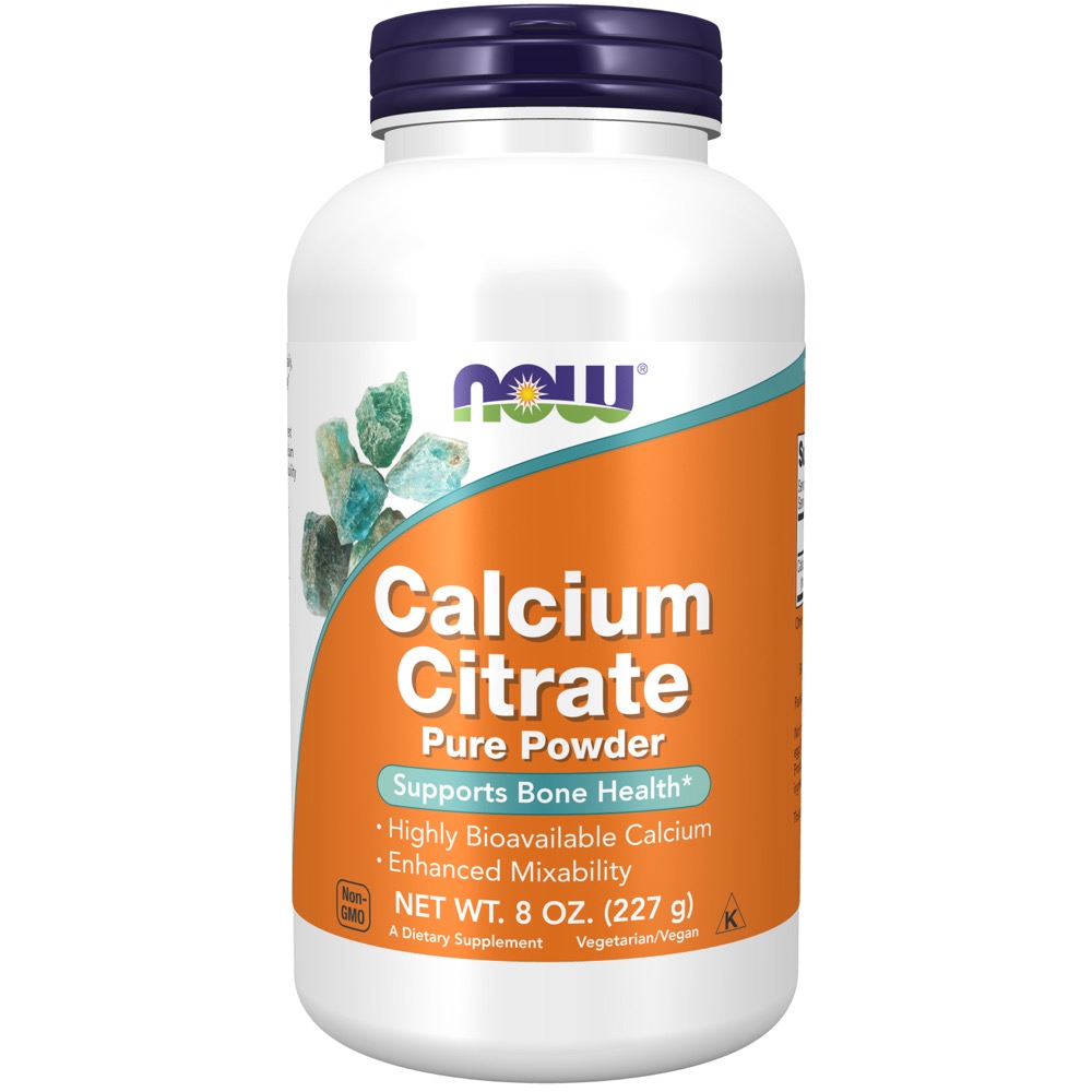 Now Vitamins - Calcium Citrate Pwd 8 oz