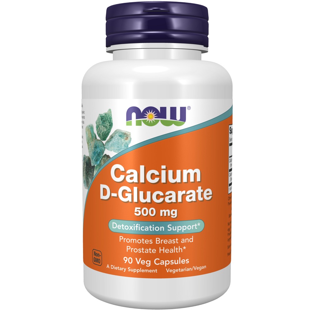 Now  Vitamins - Calcium D-Glucarate 500 mg - 90 Veg Caps