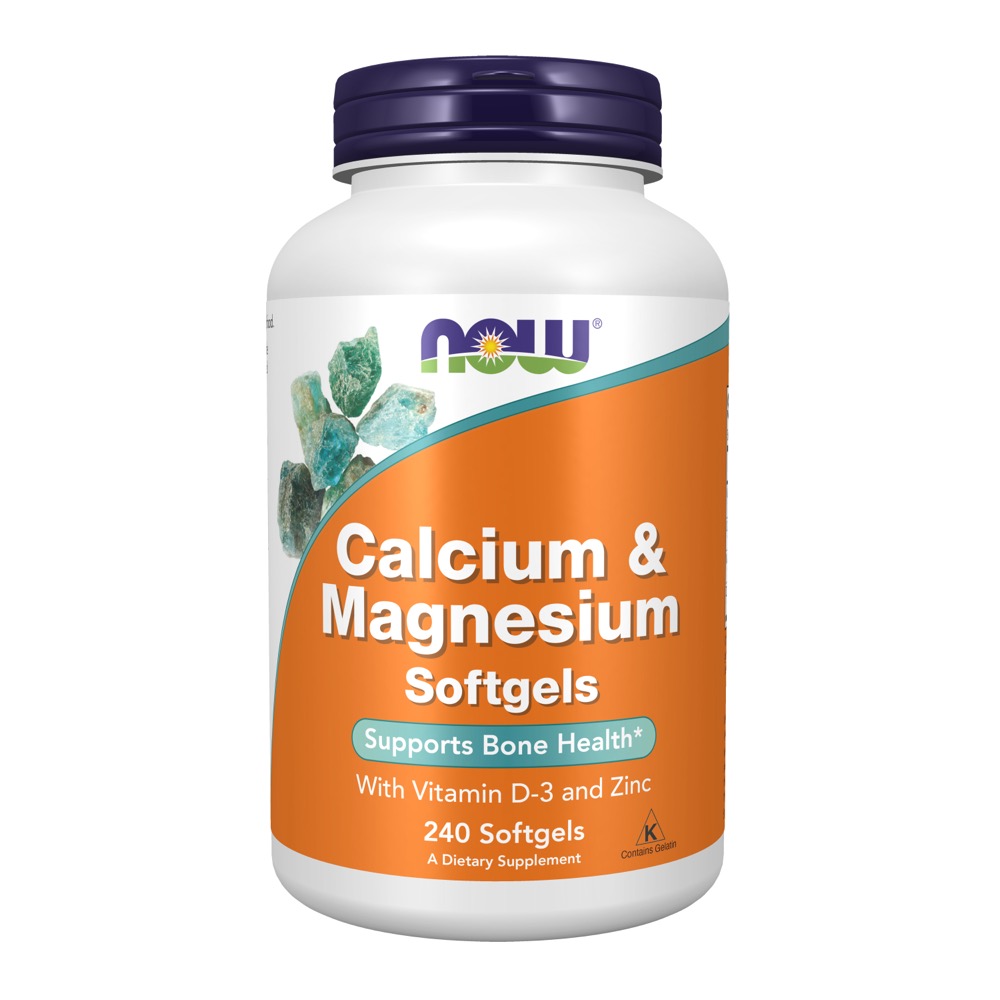 Now Vitamins - Calcium & Magnesium 240 Softgels