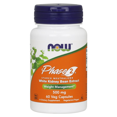 Now Vitamins - Carb Blocker (Phase 2)- Starch Neutralizer 500Mg 60/Vcaps-OUT OF STOCK