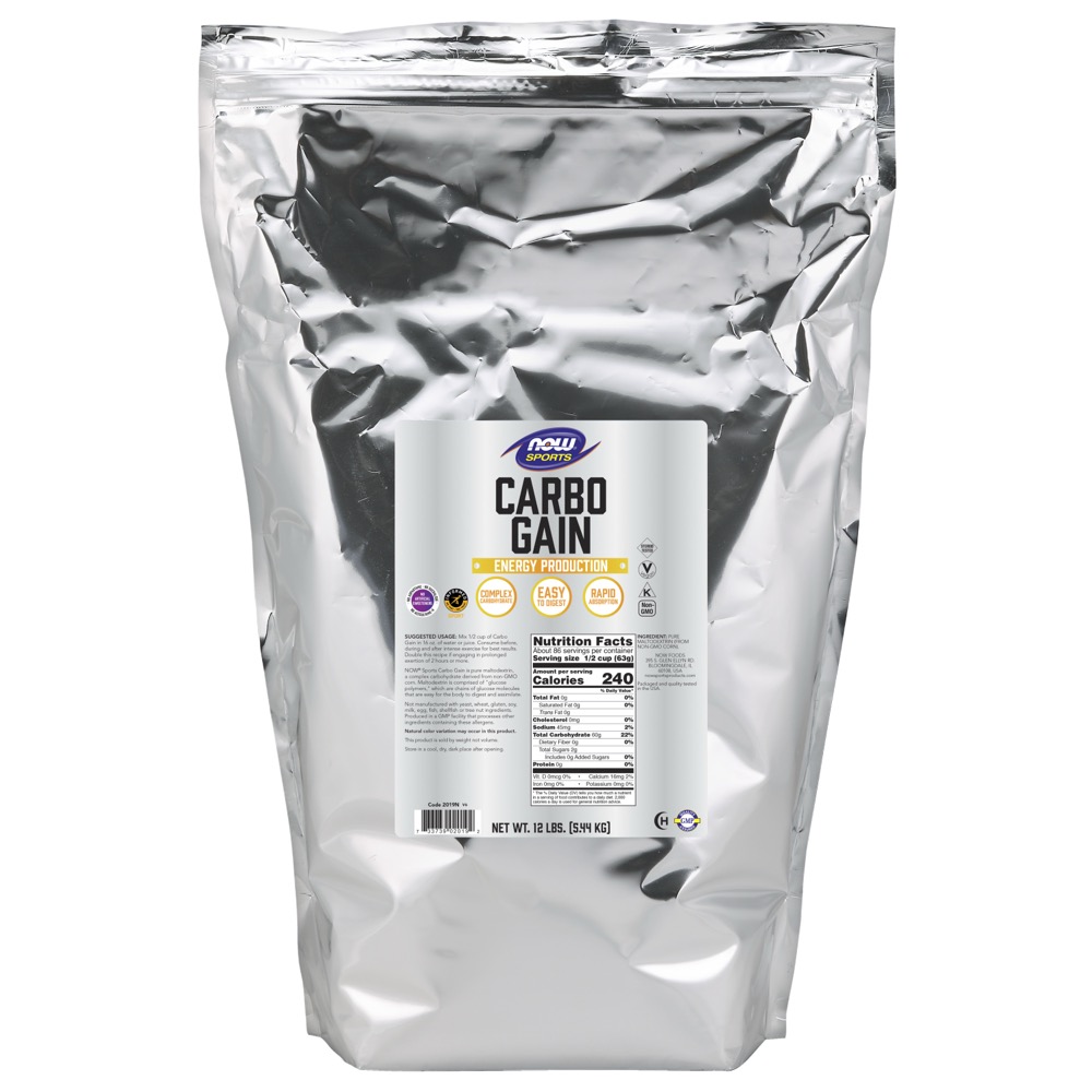 Now Vitamins - Carbo Gain 12 Lbs.