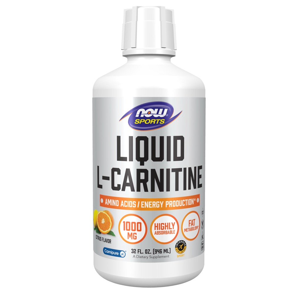 Now Vitamins - Carnitine (L) Liquid 1000Mg 32 oz. Citrus Flavor